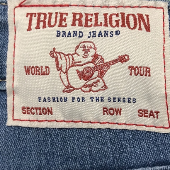 True Religion Mid rise skinny w32 Stella medium wash no flap NWT - Picture 2 of 16